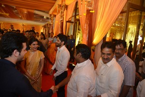 Akkineni Family at Nimmagadda Prasad Daughter Wedding